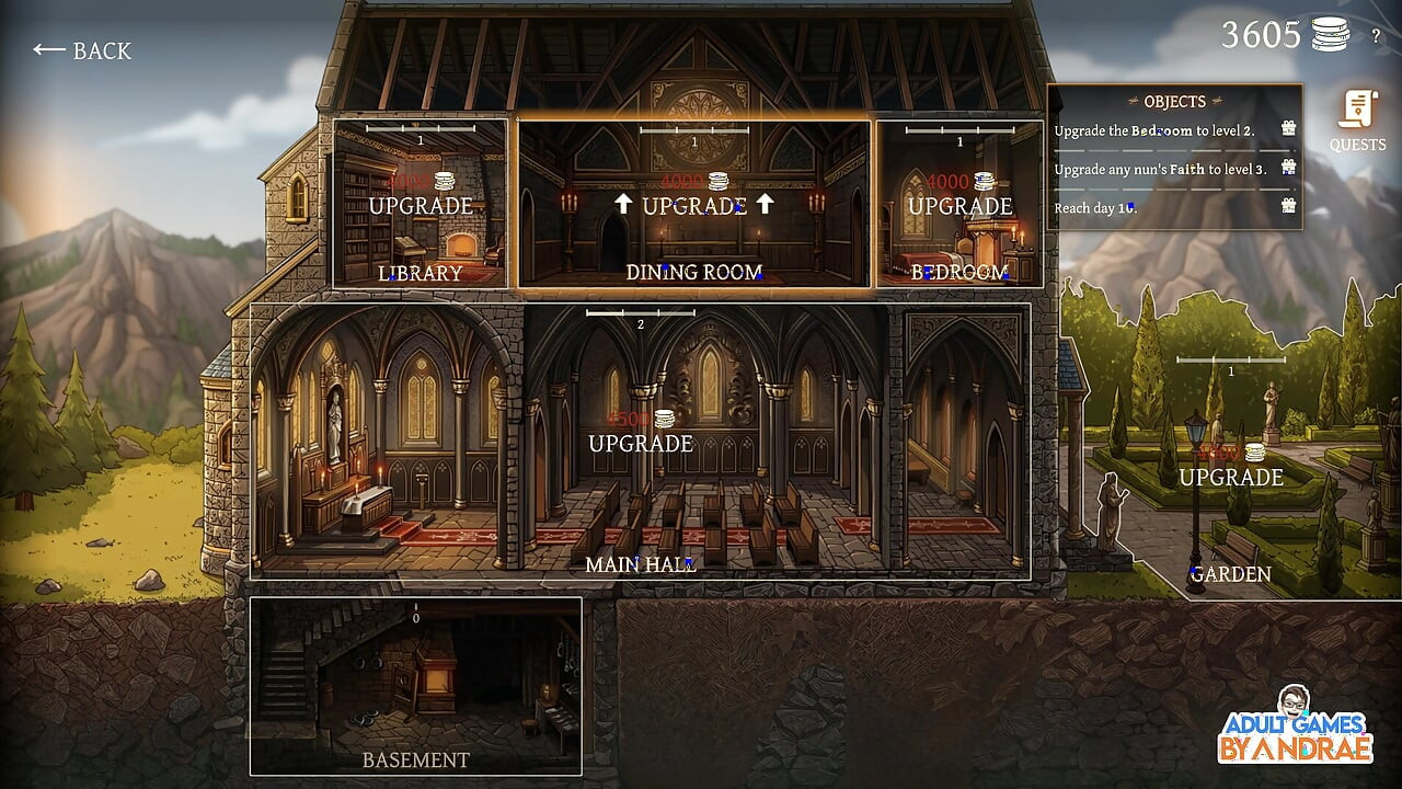 Sisters in Sin Gameplay Part 4 - The Basement Mystery and Raquel's Temptation
