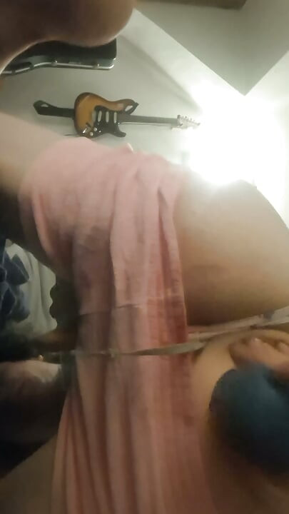 Josef love stuffs her ass wearing a cute pink shorts and White underwear