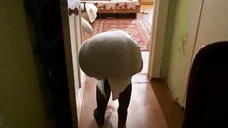 Mature MILF is not shy about her big ass and gets a dick in anal for it