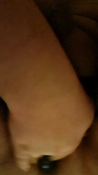 Chubby sissy fuck himself with a sextoy