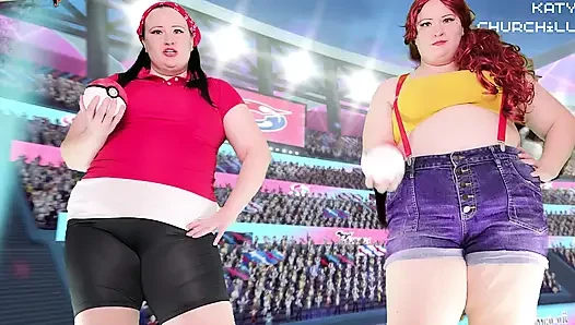 Misty ve May yüze oturma ve osurma savaş cezası