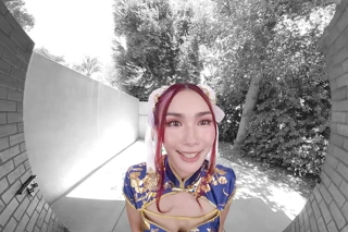 PassthroughVR вам нужно будет объединить ваши усилия с Scarlette Moon как уличный боец Chun Li между простынями