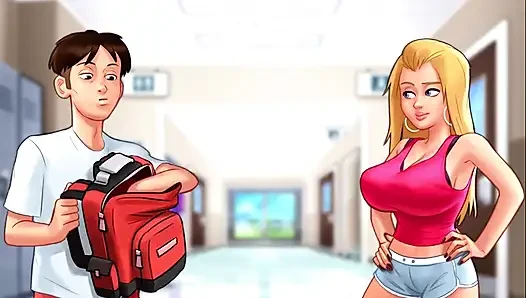 SummerTime Saga - Johannes трахнул Диану, и он трахнул, трахнул Jenny онлайн