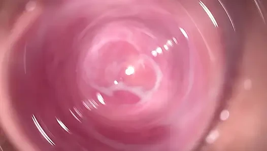 Kamera jauh di dalam vagina krim kecil Mia