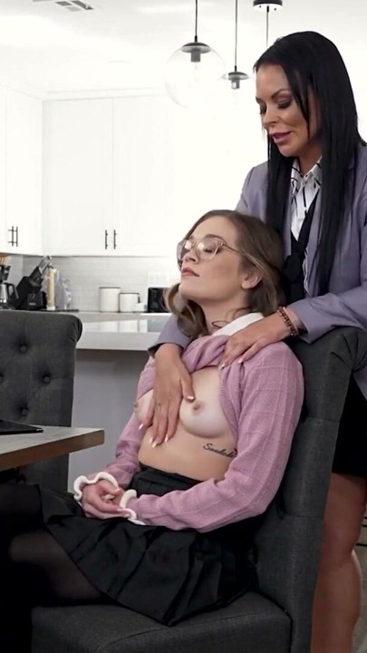 Big Dick At Work - MYLF Boss Hires Petite Babe Katie Kush As A Helping Pussy To Deal With Huge Cocks | Clip 1