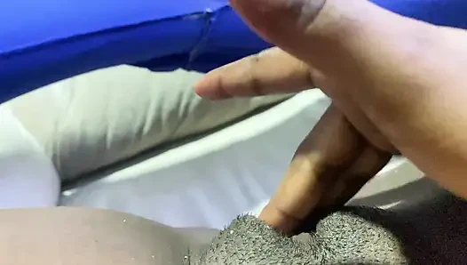 Stepmom masturbates with her tight pats