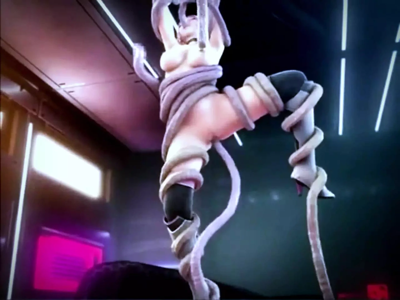 香港的女孩与外星人肛交 - 成人动漫 3d 15