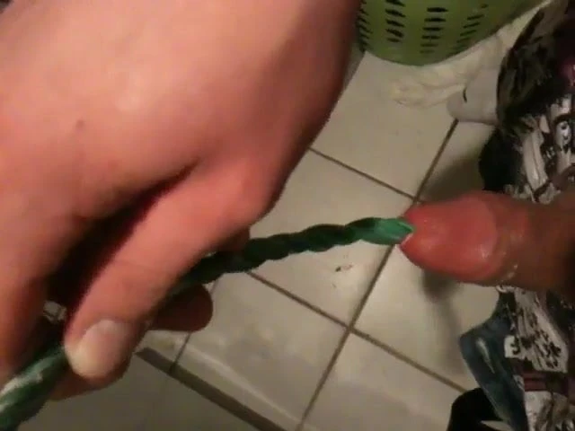 Sounding my cock hard