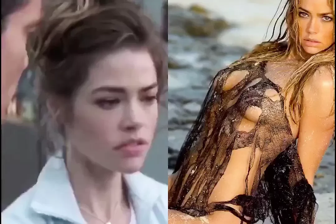 Denise Richards vestida, homenaje de playboy desnuda