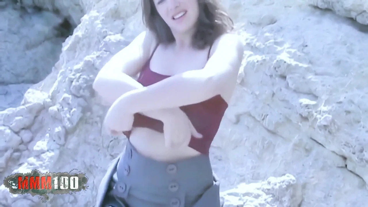 Emy: Pretty Brunette Emy Doing a Strip