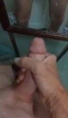 Slow motion cum shot