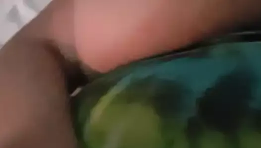Bella mega boobs being fingered and sucking my cock
