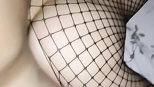 Wife in erotic lingerie  in home video