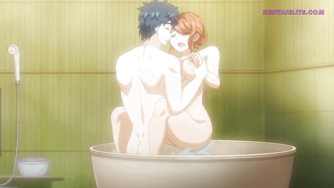 Relaxing date with my ex Teacher turns into a rough sex in the bathtub - Hentai