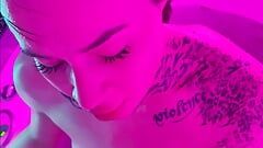 Flora May - Neon Candlestick Dance in the Soul, Then Giving a Blowjob _ Nigonika 2024