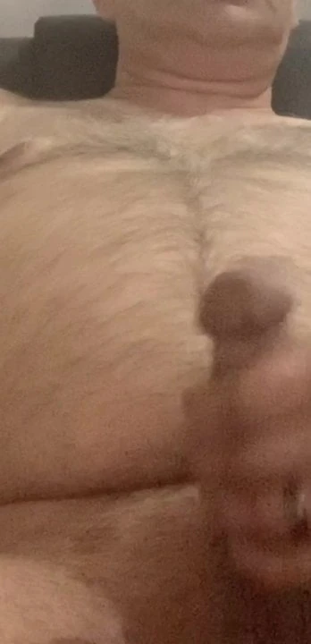Having a wank shooting a big load of cum