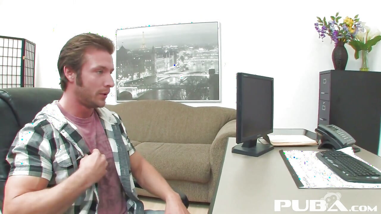Britney amber interviews him and he has to fuck for the job