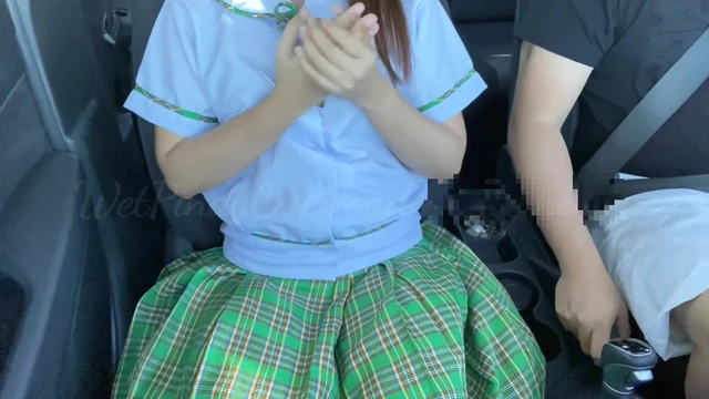 Car Outdoor Masturbation With Horny Friend’s Stepdad