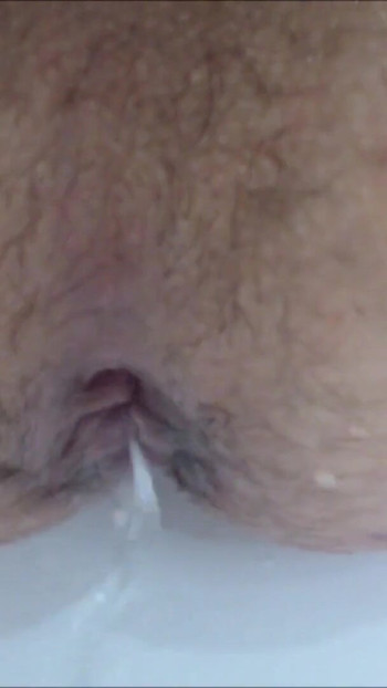 Epic moment from "Direct-flow enema. Colon lavage. Water massages my ass from the inside."