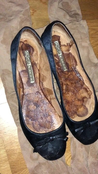 Cum on GF Flat Ballerinas (14. Shot)
