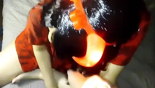 Esposa seksi di gloryhole