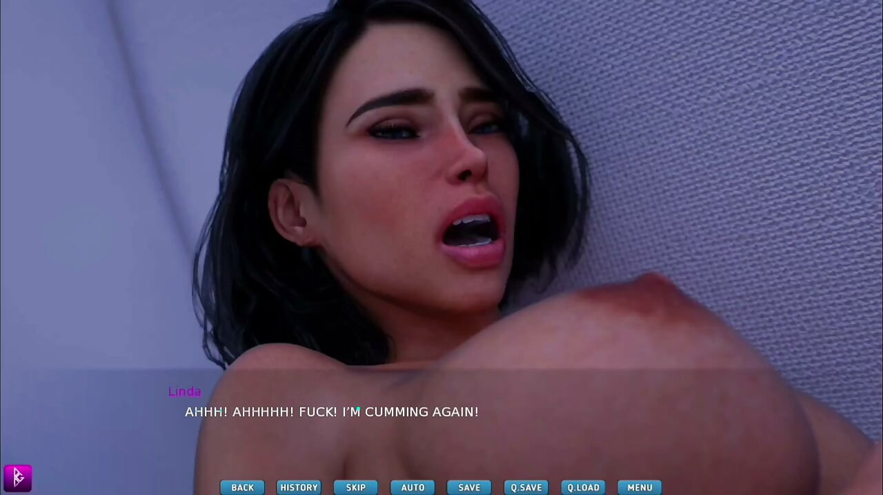 Lady with big boobs and big ass finally fucks her crush - gameplay part 7