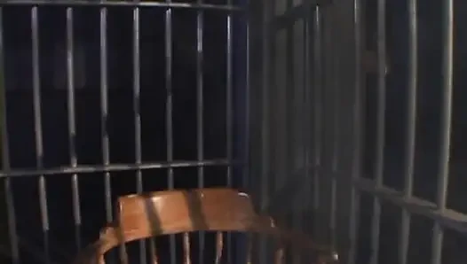 Couple of fantastic non european baabes are playing big long dick in the cell
