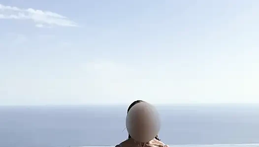 Poolside Ass Play and Anal Fun for Petite Wife