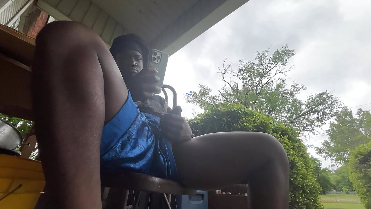 I Got Up Early In The Morning Just So I Can Have A Gooning Session On The Front Porch With Me Nutting