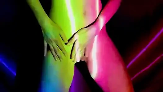 Naked disco girl