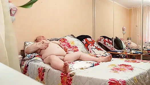 Sex Toys and Mother-in-law's Meaty Pussy