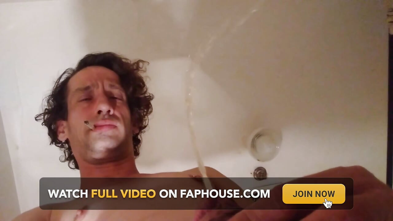 Tall Arching Jet of My Pee in a Sink; Squishy Sounds with Urine Soaked Clit