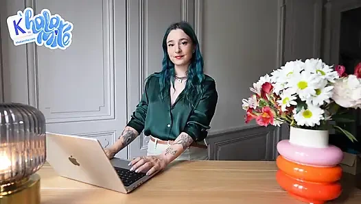 Seks oyuncağım olmak için iş görüşmesi - kıllı Fransız kızın bakış açısı rol oyunu