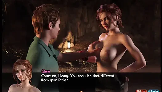 Treasure of Nadia - 20&21 - gameplay - roleplay - teen 3some and milf tries to seduce MC