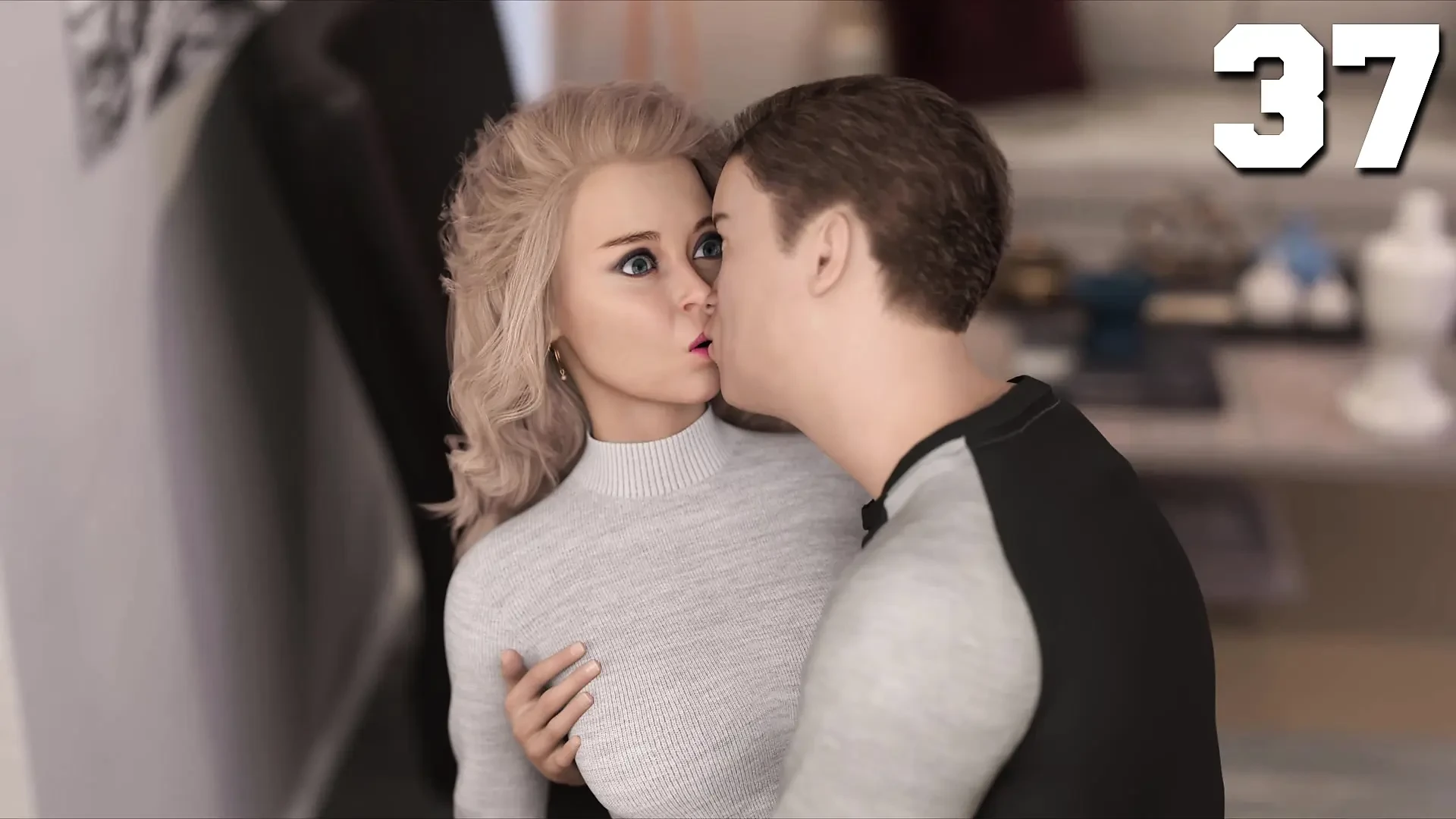 My Bimbo Dream 37 – Bimbo Milf With Fake Tits Finally Gets Her Kissing Her Tenant