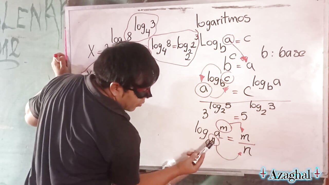 94 Asian Stepdaughter Learns Math