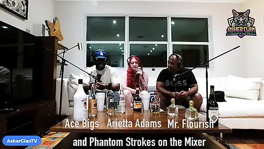 Adult Star Podcast bareng arietta adams di-anal sama mrflourish dan ace bigs
