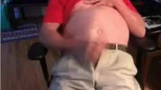 grandpa cum on webcam