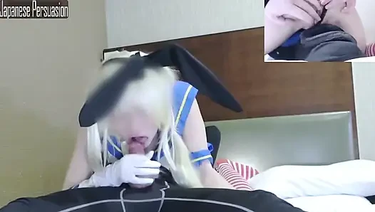 Verspielter Verkleidemoment Schlank, niedliche Schönheit im Cosplay-Stil genießt eine kühne private Creampie-Szene – Angle2