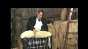 Jacking Off In the Stable
