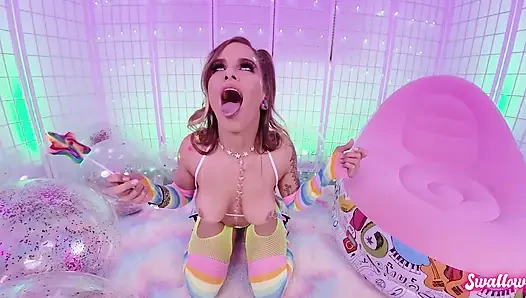Sexy Jesse Hot Twerking Session with Sloppy Deepthroat