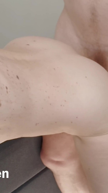 Key moment from "Hairy slim MILF with jiggly ass rough doggystyle"