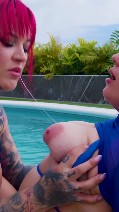 Pool Splash Party with Sabien Demonia