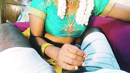 Hintli ev hanımı üvey erkek kardeşini sikiyor. Telugu Dirty Talks