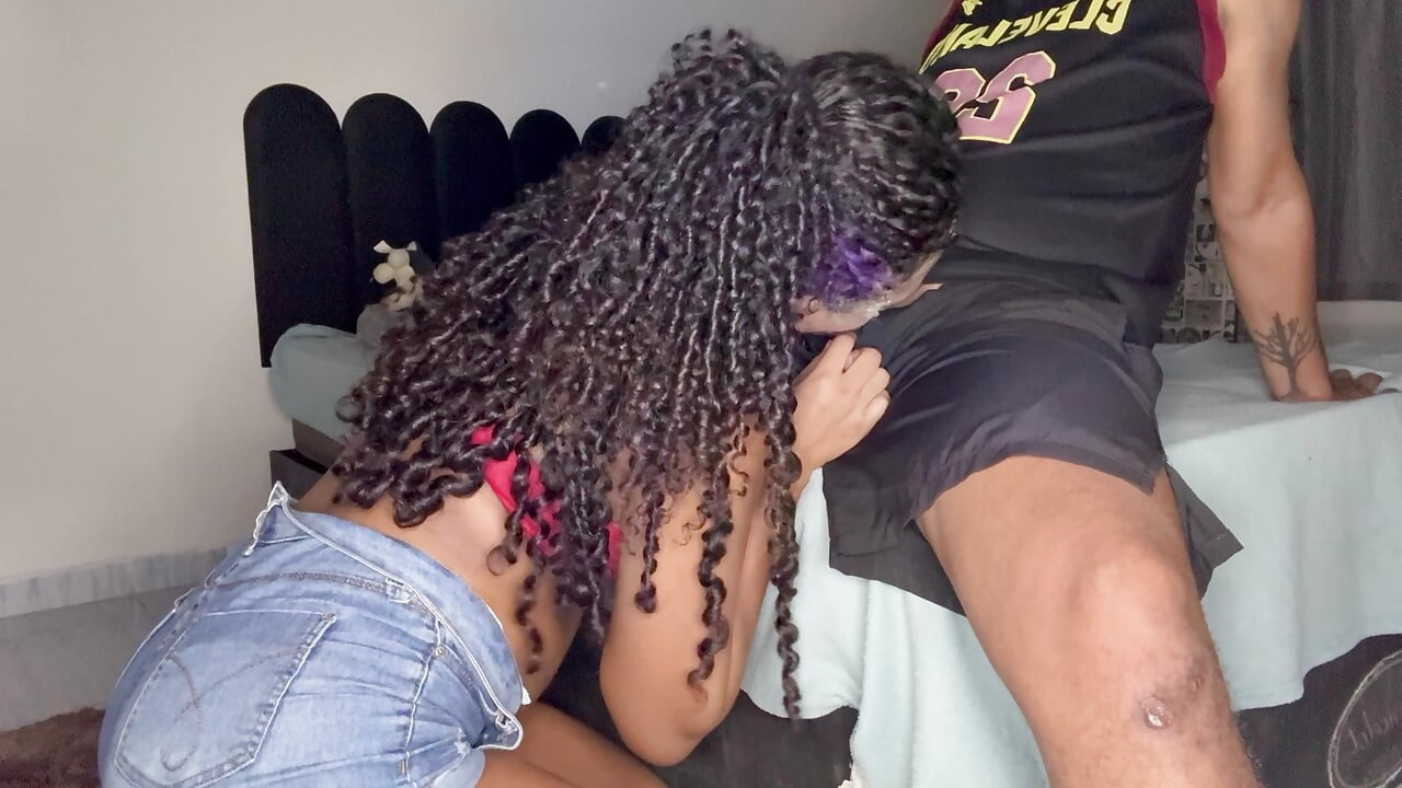 My hot sister-in-law big ass was afraid her sister would come and see me punching her