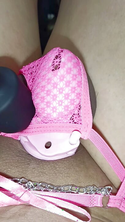This is how you masturbate while in Chastity