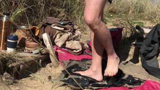 Journée nue à la plage en avril 2019