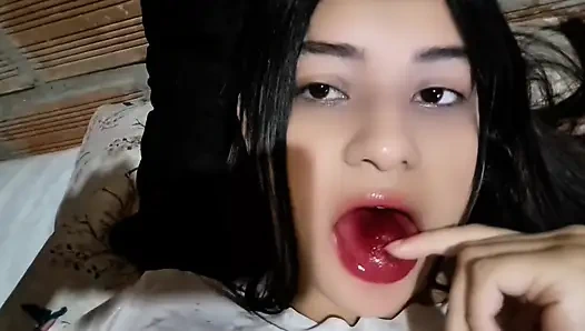 A Delicious Pink Corn Cob Dripping