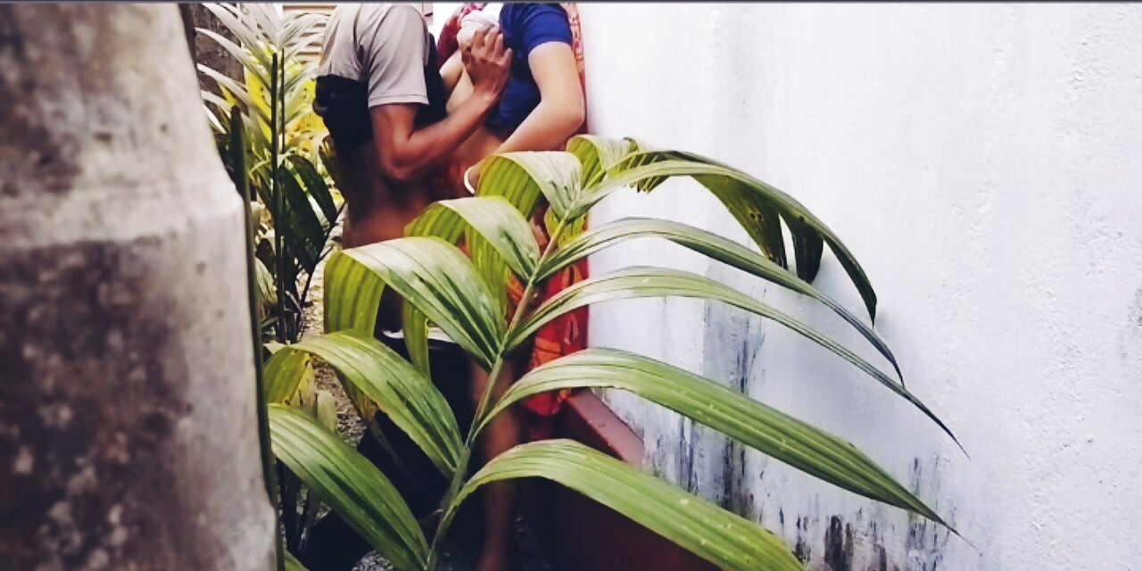 Busty Blonde MILF Bhabi Offers Her Perfect Curves To Her Handsome Devar in outside