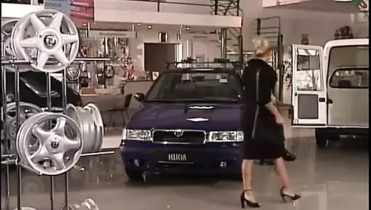 Attractive Blonde MILF Takes on Two Studs